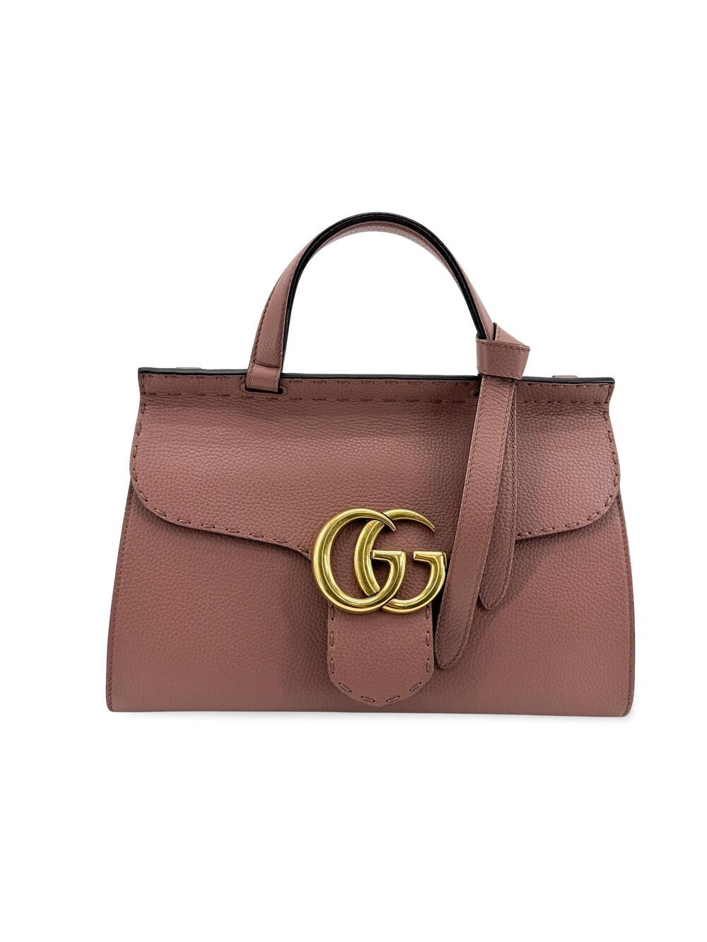 Gucci Gg Marmont Mini Top Handle Bag #371816G58B
